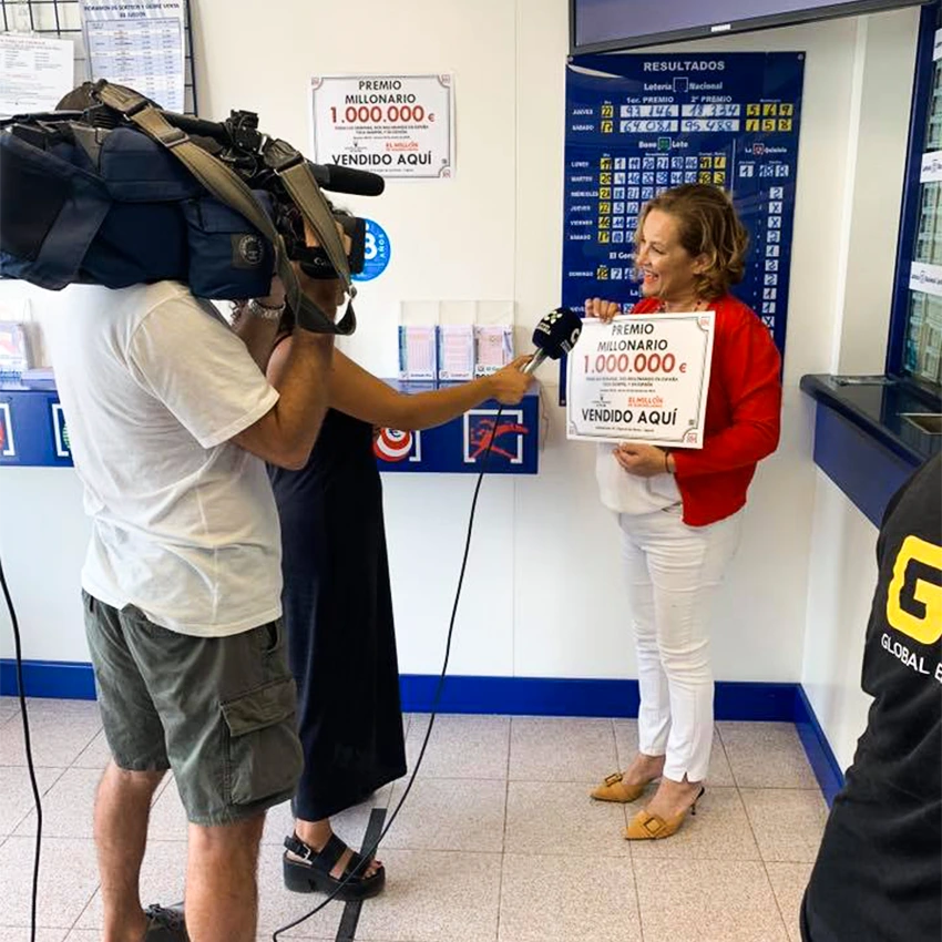 Ganadora de 1 millon